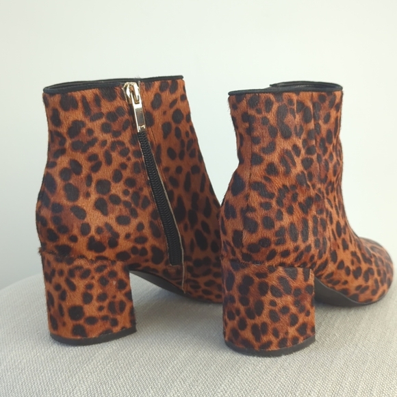 Marc Fisher Leopard Print Ankle Boot (Cow Hair) - Picture 2 of 6